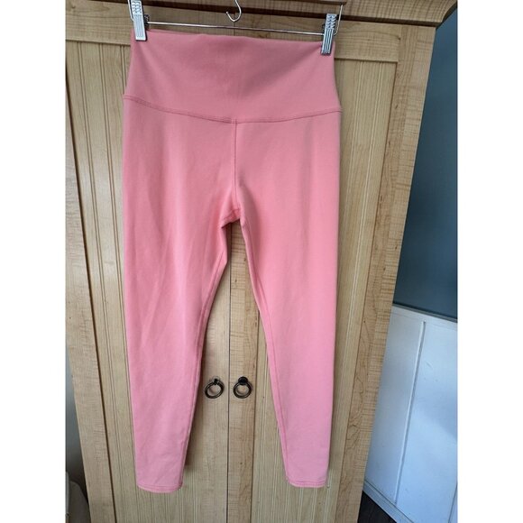 Alo Yoga Pants Legging Bright Pink Coral size Large - Picture 2 of 4